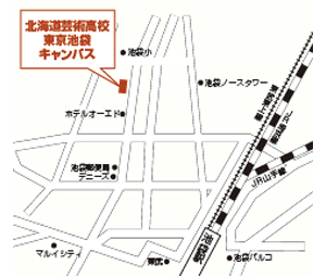 東京キャンパスマップ